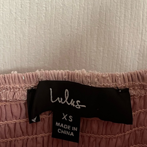 Lulus Loveliest Looks Blush Pink Floral Jacquard Tie-Strap Mini Dress - Picture 8 of 9